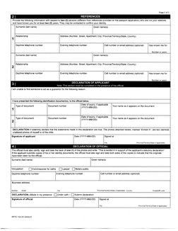 Pptc 326 Form.pdf Statutory Declaration for Travel Document | PDF | Document | Government