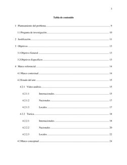 3 
 
 
Tabla de contenido  
1 Planteamiento del problema ....................................................................
