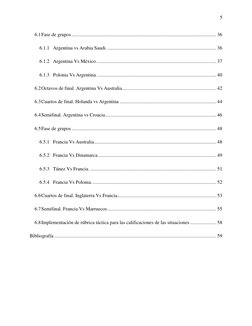 5 
 
 
6.1 Fase de grupos ...................................................................................................