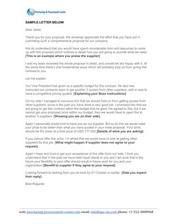 Price Negotiation Email Template | PDF | Economies | Business