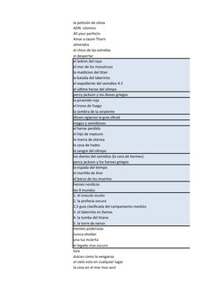la petición de olivia
ADN cósmico
All your perfects
Amar a Jason Thorn
almendra
el chico de las estrellas
el despertar
el