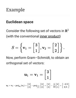 Euclidean space
Consider the following set of vectors in R2
(with the conventional inner product (https://en.m.wikipedia.org/