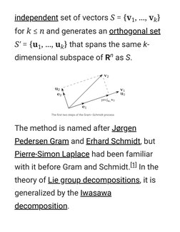 (https://en.m.wikipedia.org/wiki/File:Gram%E2%80%93Schmidt_process.svg)independent set of vectors S = {v1, ..., v (https://e