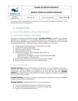 Manual del Sistema de Gestión Integrado | PDF | Auditoría | Business