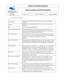 Manual del Sistema de Gestión Integrado | PDF | Auditoría | Business
