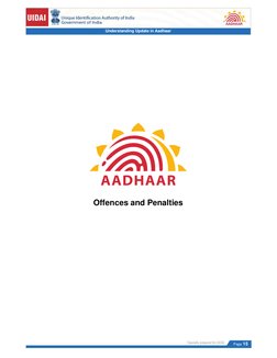 Aadhaar Offences and Penalties Overview | PDF | Crimes | Crime & Violence