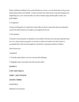 Introduction Life Skills Notes.pdf Introduction to Life Skills Education | PDF | Emotions | Empathy