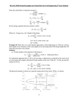 Critical Flow Calculations for Channels | PDF | Discharge (Hydrology ...