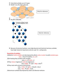 Overview of Carbides: Types and Uses | PDF | Carbon | Materials