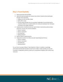 Morphology Instruction for Literacy Improvement | PDF | Morphology ...