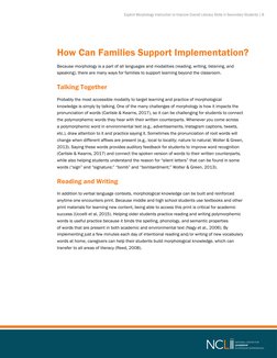 Morphology Instruction for Literacy Improvement | PDF | Morphology ...
