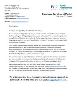 Public Partnerships, LLC 
New Jersey PPP Program 
7776 S Pointe Pkwy W, Suite 150 Phoenix, 
AZ 85044 
Phone:  1-844-880-8702