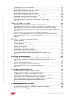 Obtención de acceso de superusuario .....................................................................  176
Ejercicio Guia