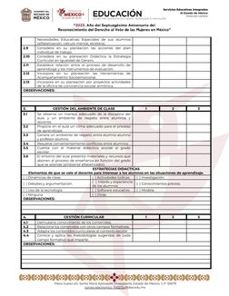Servicios Educativos Integrados
Al Estado de México
Dirección General
Necesidades Educativas Especiales de sus alumnos
(alfab