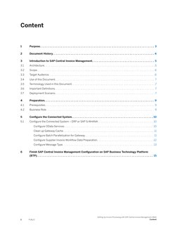 SAP Central Invoice Management Setup Guide | PDF | Databases | Invoice