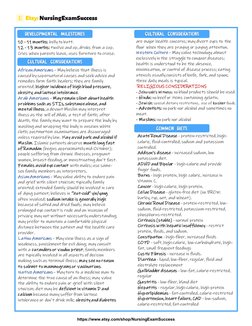 Maternity NCLEX Cheat Sheet | PDF | Childbirth | Pregnancy