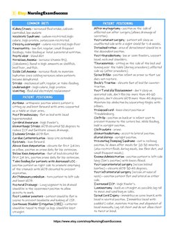 Maternity NCLEX Cheat Sheet | PDF | Childbirth | Pregnancy