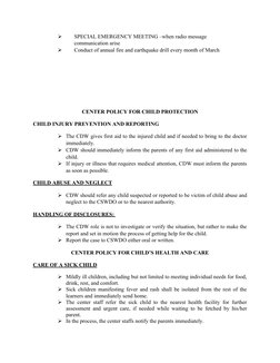 Parent Handbook for ECCD Services | PDF | Parenting | Child Development