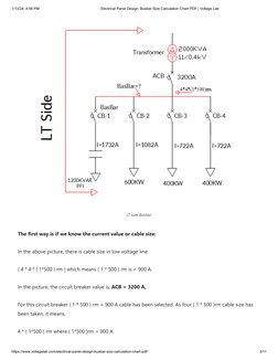 Busbar Size Calculation Chart.pdf Busbar Size Calculation Guide PDF | PDF | Electrical Substation ...