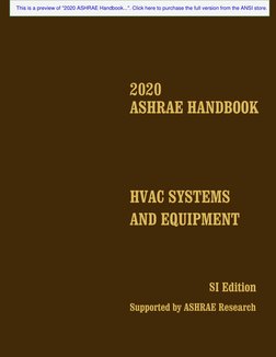 2020 ASHRAE HVAC Systems Handbook | PDF | Air Conditioning | Heat Pump