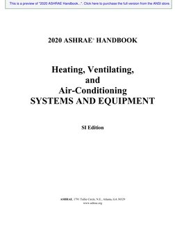 2020 ASHRAE HVAC Systems Handbook | PDF | Air Conditioning | Heat Pump