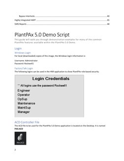 2 
 
Bypass Interlocks ......................................................................................................