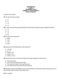 Class 6 Ratio & Proportion Worksheet | PDF | Mathematics