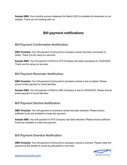 Sms Statement.pdf Essential SMS Templates for Finance | PDF | Investing | Pension