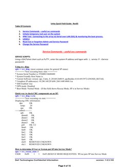 Dell EMC Unity - Misc Procedures-Misc Procedures - UEMCLI-1 | PDF ...