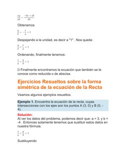 Obtenemos
Despejando a la unidad, es decir a "1" . Nos queda:
Ordenando, finalmente tenemos:
👌 Finalmente encontramos la ecu