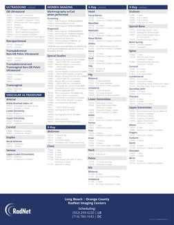 Imaging Cpt Codes.pdf 2023 Radiology CPT Codes List | PDF