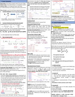 n 
Cash flows must be on an incremental basis. 
Types of Relevant CF 
1) CF measured on an after-tax basis 
2) Changes in (NO