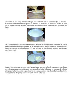 Colocamos en una olla y llevamos a fuego, una vez rompa hervor cocinamos por 15 minutos 
Moviendo constan