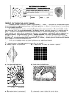 ESCOLA BANDEIRANTES
Educação Infantil e Ensino Fundamental
Laboratório de Ciências Naturais
Prof. Paulo Henrique Mueller
Alun