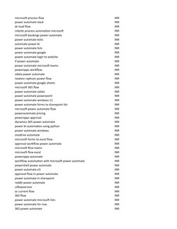 microsoft process flow
INR
power automate slack
INR
dc load flow
INR
robotic process automation microsoft
INR
microsoft booki