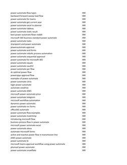 power automate flow types
INR
backward forward sweep load flow
INR
power automate for teams
INR
power automate get current ye