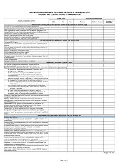 DOLE Labor Inspection Checklist 2024 | PDF | Cost Of Living ...