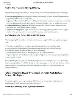 HVAC Design Strategies for High-Rises | PDF | Efficient Energy Use ...