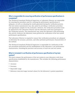 CLIA Verification of Test Performance | PDF | Reference Range ...