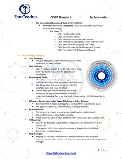 CISSP Domain 3  
Lecture notes 
8 | P a g e  
https://thorteaches.com/  (https://thorteaches.com/)
▪ 
The International Com