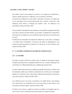 ANALISIS A NIVEL MICRO Y MACRO 
 
 
Este análisis consiste en descomponer los procesos y los subprocesos, decodificarlos y 
e