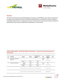 PROJECT 409031-00025 - VRE-3007569-18003-ST-PRO-GG-401 – Actualización Filosofía de Operación y 
Control CPF2