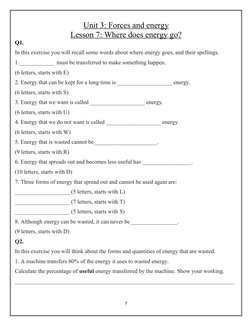 Year 7 Physics Revision Pack | PDF | Plate Tectonics | Outer Space