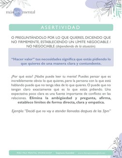 O PREGUNTÁNDOLO POR LO QUE QUIERES, DICIENDO QUE 
NO FIRMEMENTE, ESTABLECIENDO UN LÍMITE NEGOCIABLE / 
NO NEGOCIABLE (dependi