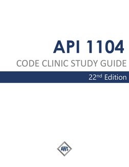 API1104 Code Clinic Study Guide 22 ND Edition PV | PDF | Nondestructive ...