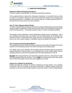 Sampling Point Label Sample Marine Fuel Sampling Guidelines | PDF | Technology & Engineering