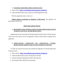 NRTS Registration Guide for Nurses | PDF | Nursing | Password