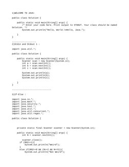 Java HackerRank Solutions Overview | PDF | Software | Software Engineering