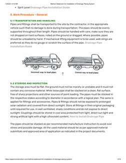 Drainage Piping Installation Method Statement | PDF | Plumbing | Pipe ...