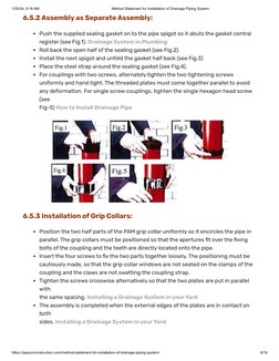 Drainage Piping Installation Method Statement | PDF | Plumbing | Pipe ...
